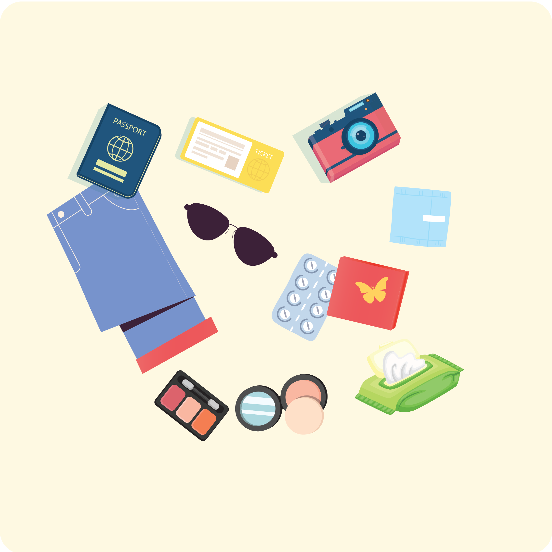 Check List ของที่ต้องพกในวันไปเที่ยว ห้ามลืมนะ!